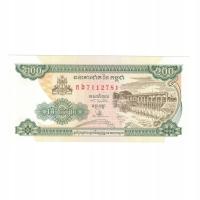 Banknot, Kambodża, 200 Riels, 1998, KM:42b, UNC(65