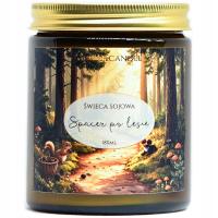 SPACER PO LESIE Świeca sojowa zapachowa 180ml zapach lasu mech i dąb