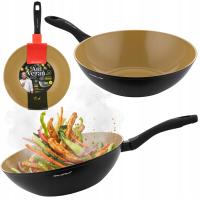 Patelnia WOK 28 cm Ceramiczna Indukcja Florina AmVegan by Gessler