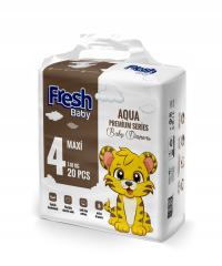 Pieluchy 4 Fresh baby - Maxi 20 sztuk Aqua Premium Series