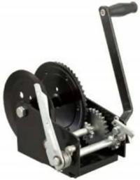 WCIĄGARKA DO PRZYCZEPY 2000 LBS 900KG PRZEŁOŻENIE 3:1 CZARNA