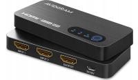 Przełącznik HDMI 2.1 AVIDGRAM Switch 8K@60Hz | 2x1 | 4K@120Hz | HDR10+ |