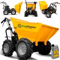 WOZIDŁO KOŁOWE mini wywrotka TRANSPORTER 4x4 taczka na kołach 300kg 7HP GMM