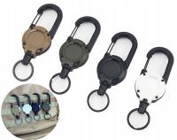 4SZT RETRAKTOR LINKA ZWIJANA KARABIŃCZYK BRELOK DO KLUCZY OUTDOOR