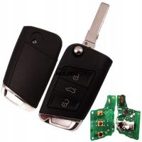 KLUCZYK Z ELEKTRONIKĄ do Volkswagen Golf 7 seat skoda MQB ID48 Keyless