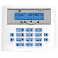 Manipulator LCD klawiatura LED Satel INT-KLCDS-BL do central alarm Integra