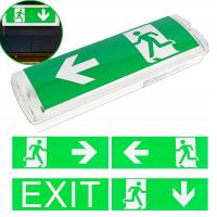 LAMPA AWARYJNA EXIT S LED 1200MAH IP65 1H OPRAWA EWAKUACYJNA Z 4 NAKLEJKAMI