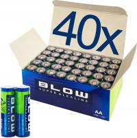 40X щелочные батареи батареи палочки BLOW AA LR6 R6 комплект