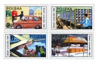 Fi 2567-2570 ** Dzień Znaczka 1980 - Postęp pocztowy