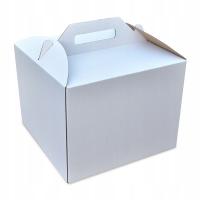 Картонная коробка для торта 26x26x25 см - 10 шт.