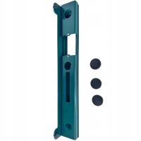 Kaseta elektrozaczepu niska do furtki , bramki ogrodzenia w kolorze zielony