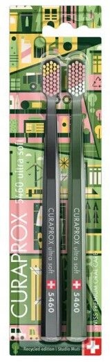 Curaprox DUO Zestaw Szczoteczek Cs 5460 Edycja Recycled 2025, 2sztuki