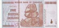 Zimbabwe - 5 000 000 000 Dollars - 2008 - P84 - St.1