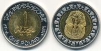 Egipt 1 Pound - 2008r Bimetal ... Monety