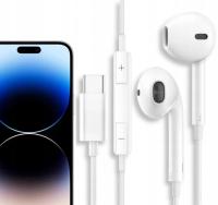 Słuchawki przewodowe douszne Apple EarPods (USB-C) białe do iPhone, iPad