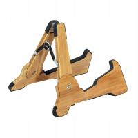 Składany stojak na gitarę z miękką pianką ochronną Instrument strunowy drewno