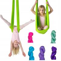 Hamak aerial - chusta akrobatyczna dla dzieci, 4 metrowy, szeroki 260 cm