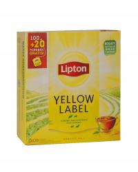 Herbata ekspresowa LIPTON YELLOW LABEL 120 torebek