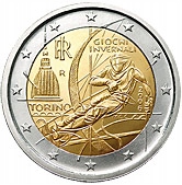 2 euro okolicznościowe Włochy 2006 Igrzyska w Turynie