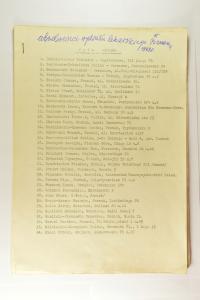 LISTA ABSOLWENTÓW WYDZIAŁU LEKARSKIEGO UNIWERSYTET POZNAŃ 1949 r. CIEKAWA