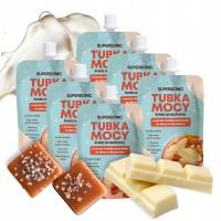 Tubka Mocy Krem orzechowy SUPERSONIC smak biała czekolada karmel 6x50g