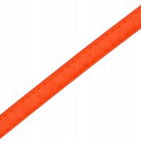 Ремешок из экокожи, прошитый 10 мм - оранжевый