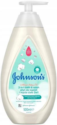 JOHNSON'S Cotton Touch ванна и мытье тела 2в1 для детей 500мл