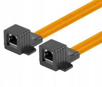 Adapter przelotka okienna RJ45-RJ45 Lanberg - 17cm