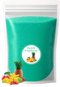 Cukier Do Waty TROPIKALNY 1kg Owoce Tropikalne Turkus Turkusowy Suchy