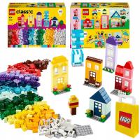 LEGO Classic 11035 набор креативных домов домики здания двери окна аксессуары