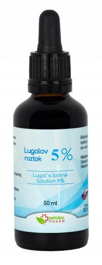 Płyn Lugola 5% 50 ml Jodek Potasu Jod