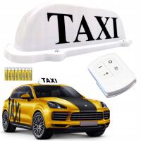 Lampa ostrzegawcza LED biała bezprzewodowa z pilotem