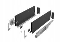 Szuflada HAFELE MATRIX S SLIM 3D H135 350 ANTRACYT
