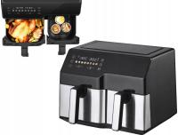 Frytownica DUŻA 10L Air Fryer DUAL dwukomorowa 6L+4L DWA KOSZE 2500W