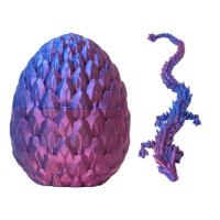 Wydrukowany w 3D zestaw Dragon in Egg Zestaw smoczych jajek Przegubowe
