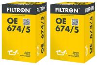 2× FILTRON масляный фильтр OE674 / 5 HYUNDAI I30 1.6 CRDI