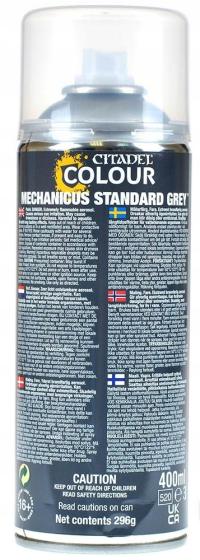Mechanicus Standard Grey 400ml | Citadel Spray 62-26