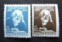 1953 Fi 657 - 658** - 70 rocznica śmierci Karola Marksa.