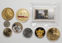 Polska, Europa, zestaw medali okolicznościowych, 9 sztuk