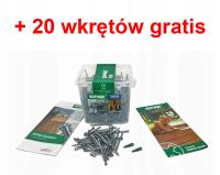 Винты для настила SPAX 4, 5x60 покрытие WIROX C4 400 20 штук бесплатно 2X бит