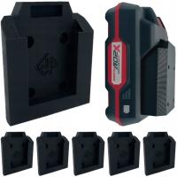 P4U 6хпарксайд 18v 20v батарейный держатель черный