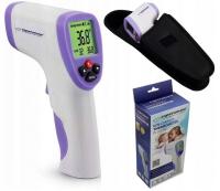 Termometr bezdotykowy Esperanza ECT002 dr Lucas LCD pamięć 32 pomiary etui