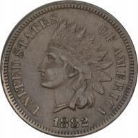 3.vv.USA, 1 CENT 1882