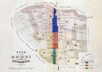 Mapa Łodzi 1883 – Plan miasta Łodzi w guberni piotrkowskiej – 100x70cm