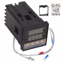 STEROWNIK REGULATOR TEMPERATURY PID REX-C100 zestaw + termopara K 0-1300°C
