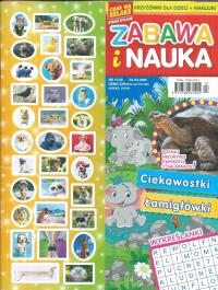 Zabawa i nauka nr 13(9)/2025 Krzyżówki dla dzieci z naklejkami