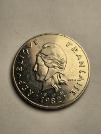 50 franków 1982 Polinezja francuska