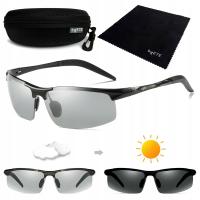 bigEYE OKULARY FOTOCHROMOWE POLARYZACYJNE SPORTOWE ROWER ALUMINIUM ZESTAW