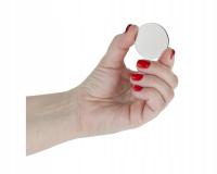 Szkło brązowe 3 mm okrągłe fi 8 cm szkiełko detal antisol brąz fi 80 mm