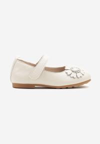 Born2Be Beżowe Balerinki Ekoskóra Casual